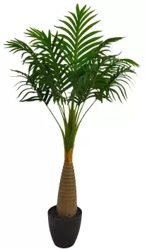 140Cm Palm Tree Artificial Plant In Black Pot