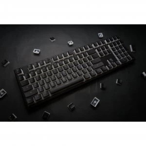 Ducky One 2 Pudding Edition RGB LED Double Shot PBT Brown Cherry MX Mechanical Keyboard - Black/White (DKON1808ST-BUSPDAZTP) (US Layout)