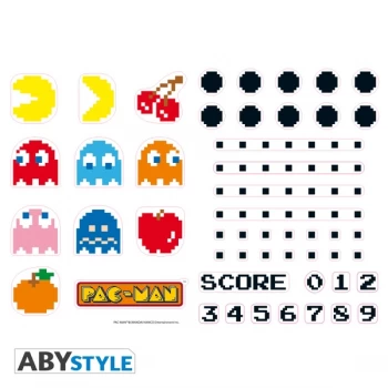 Pac-Man - Characters & Maze Wall Stickers (50 x 70 cm)
