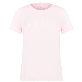 Guess 1981 Logo T Shirt - Pink