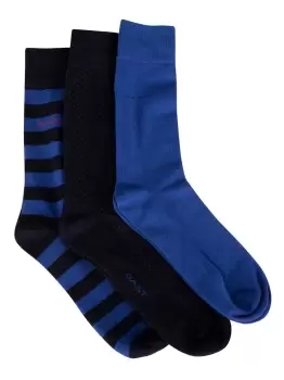 3 Pack Stripe And Mini Dots Socks