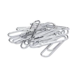 5 Star Office Paperclips Metal Large 33mm Plain Pack 10x100