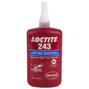 Loctite 1335868 243 Medium Strength Oil Tolerant Threadlocker 250ml