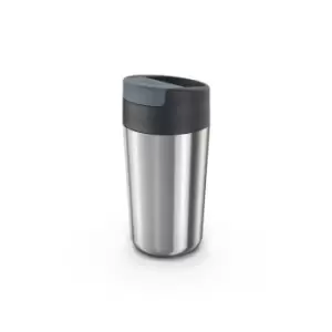 Joseph Silver Stainless Steel Sipp Reusable Travel Mug, 454ml