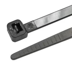 BQ Black Cable Ties L200mm Pack of 200