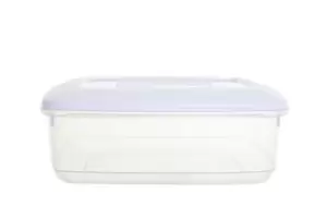 WhiteFurze Rectangular Food Storage Box, 3L, Clear