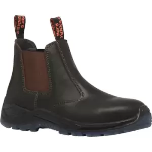 Hard Yakka Mens Banjo Grain Leather Safety Boots (8 UK) (Brown)