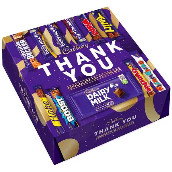 Cadbury Gifts Direct Cadbury Thank You Chocolate Selection Box THANKDD