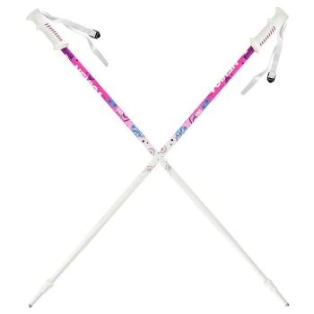 Nevica Vail Ski Poles - White/Pink