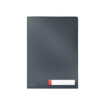 Cosy Privacy Folder A4, Velvet Grey - Outer Carton of 12