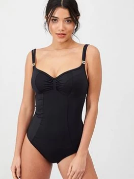Panache Anya Riva Balconnet Swimsuit - Black, Size 32F, Women