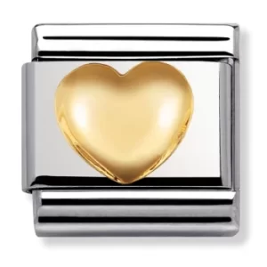 Nomination CLASSIC Gold Love Raised Heart Charm 030116/01
