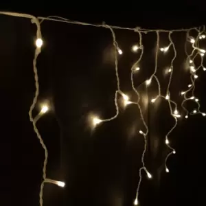 460 LED 11.5m Premier Christmas Outdoor 8 Function Icicle Lights in Warm White