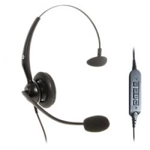 JPL Headset JAC PLUS USB-M with Noise Cancelling Wired Black
