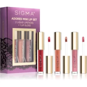 Sigma Beauty Magnifique Adored Mini Lip Set Gift Set (for Lips)