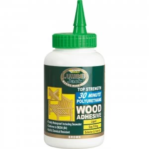 Everbuild Lumberjack 30 Minute Polyure Wood Adhesive Liquid 750ml
