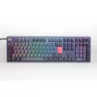 Ducky One3 Cosmic USB RGB Mechanical Gaming Keyboard Cherry MX Red Switch - UK Layout