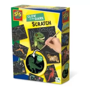 SES Creative Dinosaurs Glow-in-the-Dark Scratch Card, Three Years...