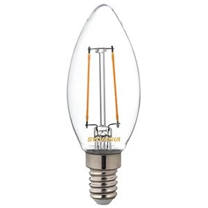 Sylvania LED Non Dimmable Filament E14 Candle Light Bulb - 2.5W
