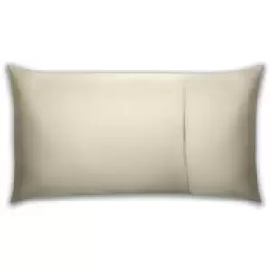 Belledorm Pima Cotton 450 Thread Count Bolster Pillowcase (One Size) (Oyster) - Oyster