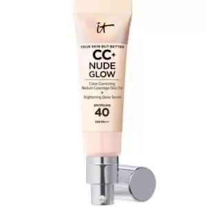 IT Cosmetics CC+ and Nude Glow Lightweight Foundation and Glow Serum with SPF40 32ml (Various Shades) - Fair Beige