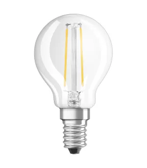 Osram 40W E14 SES LED Filament Globe Light Bulb - Warm White