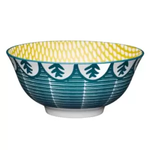 Kitchen Craft KitchenCraft Leafy Green Print Ceramic Bowls