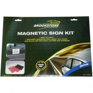 Brookstone Drive Magnetic Sign Kit
