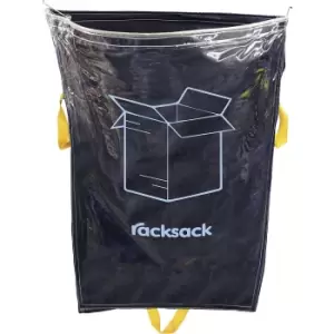 Racksack , capacity 160 l, cardboard box symbol, blue/transparent, pack of 10