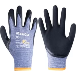 Cut Resistant Gloves, Indigo/Black, Size 8