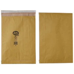 Jiffy Green Size 6 Padded Bag Envelopes 295 x 458mm Peal and Seal Brown 1 x Pack of 50 Envelopes