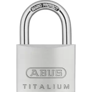 ABUS Cylinder padlock, 64TI/40 lock tag, pack of 12, silver