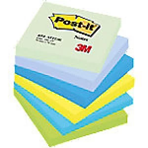 Post-it Sticky Notes 76 x 76mm Dream Colours 6 Pieces of 100 Sheets