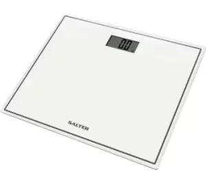 SALTER Compact Glass 9207 WH3R Bathroom Scales - White
