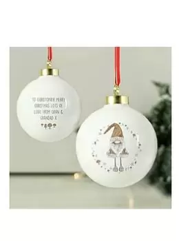 The Personalised Memento Company Personalised Christmas Gonk Bauble