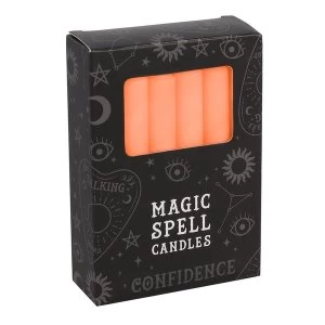 Orange Confidence (Pack Of 12) Spell Candles