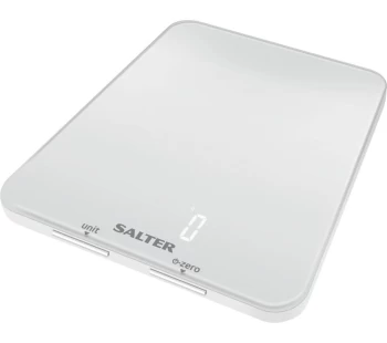 SALTER Ghost 1180 WHDR Digital Kitchen Scales - White