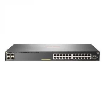 HPE Aruba 2930F 24G PoE+ 4SFP Managed L3 Gigabit Ethernet (10/100/1000) Grey 1U Power over Ethernet (PoE)