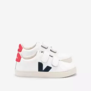Kids Esplar Leather Trainers with Touch 'n Close Fastening
