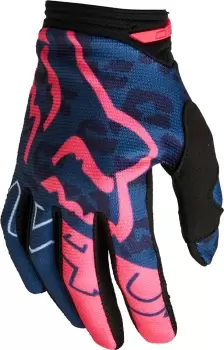 FOX 180 Skew Ladies Motocross Gloves, blue, Size XL for Women, blue, Size XL for Women