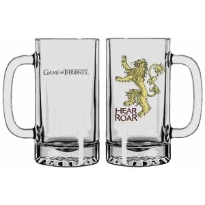 Game of Thrones Lannister beer glass