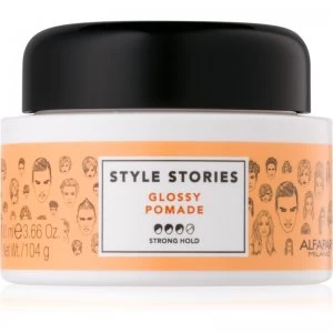 Alfaparf Milano Style Stories The Range Paste Shaping Paste Strong Firming Glossy Pomade 100ml
