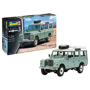 Land Rover Series III LWB 1:24 Scale Level 3 Revell Model Kit