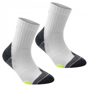 Karrimor Dri 2 pack socks Junior - White/Fluo