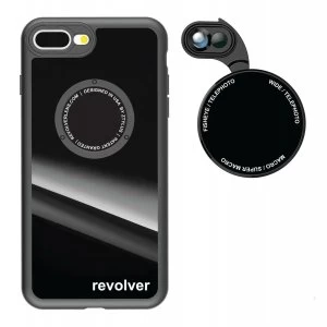 Ztylus Revolver M Series 6 in 1 Lens Kit for iPhone 7 and iPhone 8 Gloss Black