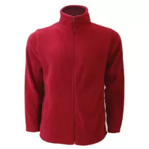 Russell Mens Full Zip Outdoor Fleece Jacket (M) (Classic Red)
