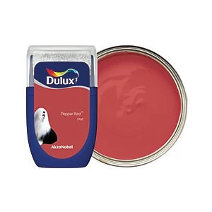 Dulux Pepper Red Matt Emulsion Paint 30ml
