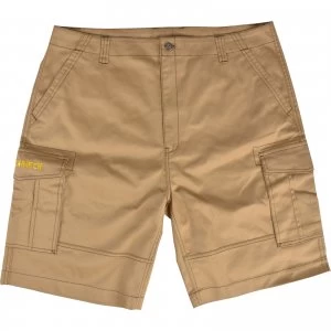 Roughneck Mens Cargo Shorts Khaki 38