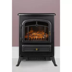Russell Hobbs 1.85KW Black Electric Stove Fire
