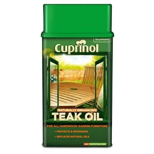 Cuprinol Naturally enhancing Clear Teak Wood oil 1L